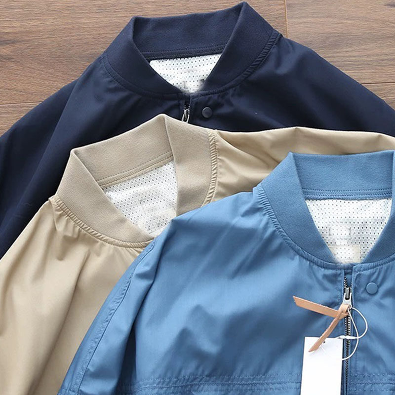 涩谷制原创品牌THoracle24秋冬尼龙防水日系复古拉链飞行夹克外套