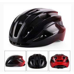 夏季户外骑行头盔 自行车山地车一体成型轻便透风变色安全盔