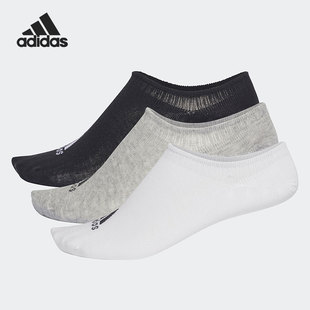 Adidas 舒适透气运动训练船袜CV7410 男女时尚 阿迪达斯正品