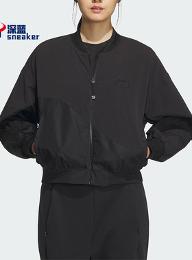 Adidas/阿迪达斯正品新年款女士梭织加绒运动休闲夹克IM8872