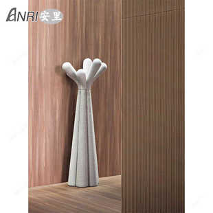 安里设计师款创意挂件饰品轻奢树状衣帽架子布金属布艺款置物摆件