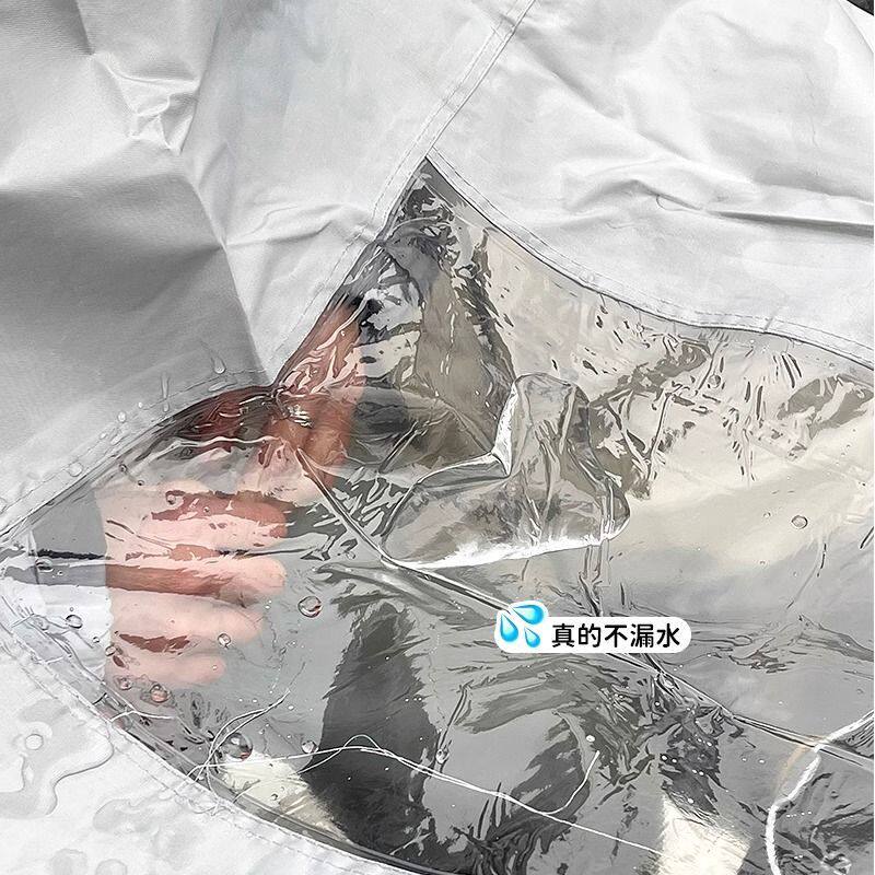 抖音同款电动车雨衣电瓶