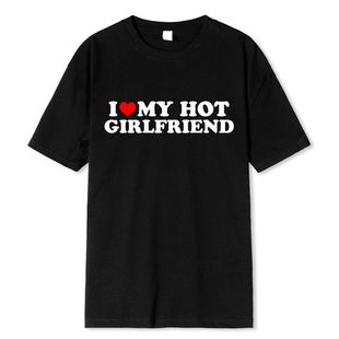 I Love My Girlfriend Boyfriend我爱我的男女朋友上衣短袖T恤