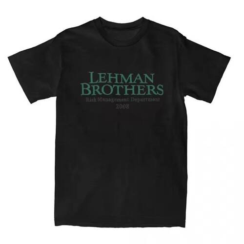 Lehman Brothers Risk Management 2008 Financial 短袖T恤男女