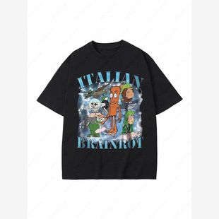 Italian Brainrot Tralalero Tralala Tung Tung Tung SahurT恤男