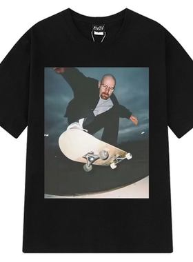Breaking Bad Heisenberg美剧绝命毒师周边圆领短袖T恤男女上衣