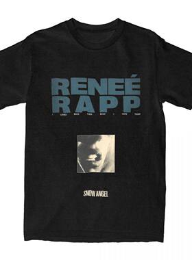 Renee Rapp Snow Angel T-Shirt欧美歌手周边创意字母短袖T恤男