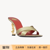 Laurent 26春夏女士露趾高跟凉鞋 正品 Saint 代购 8189319QAB12901