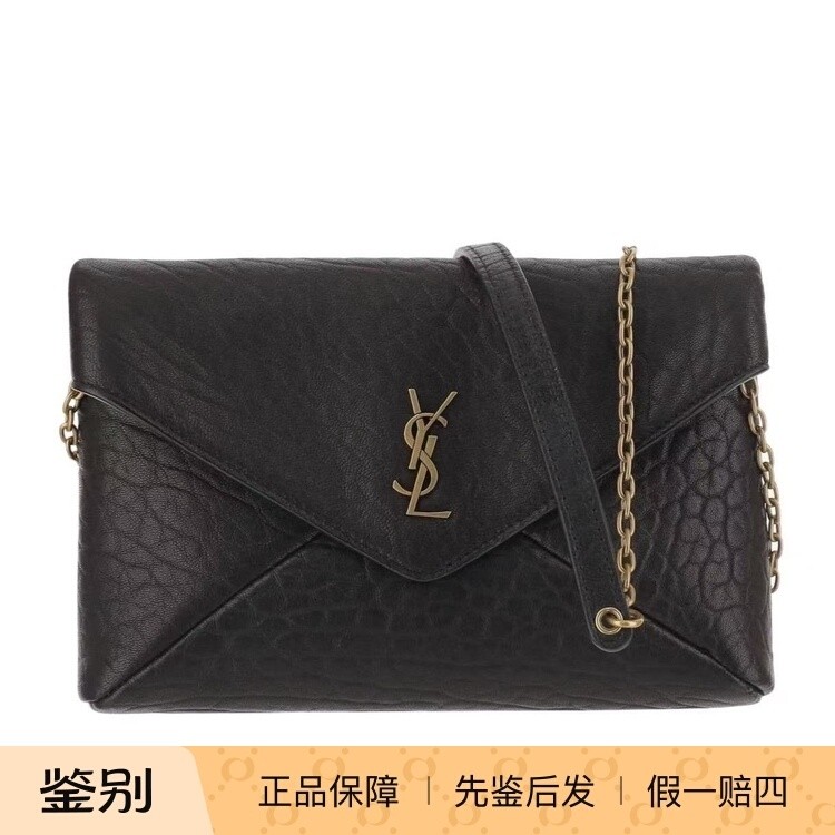 SaintLaurent微标翻盖单肩女包