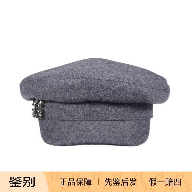 RogerVivier灰色羊毛水手帽
