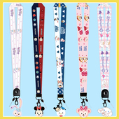 可爱卡通手机挂绳女宽版 防丢线长挂脖绳子吊绳饭卡胸牌证件套绳