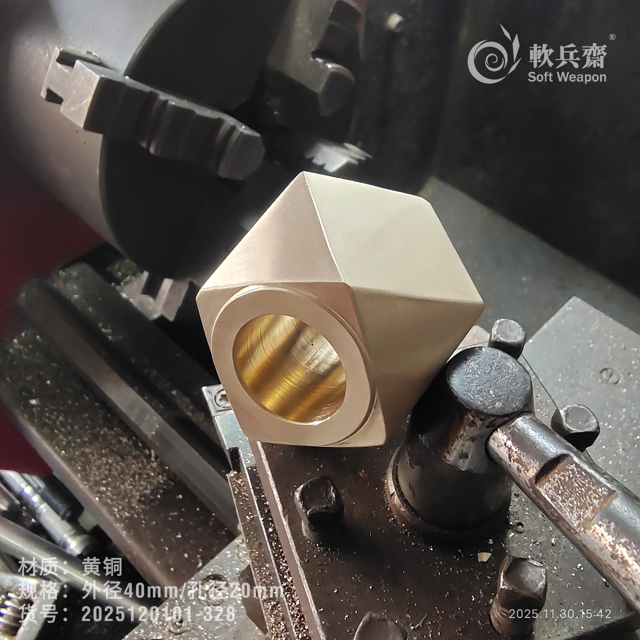 黄铜八棱柱骨朵破甲锤头实心果儿考私人订制