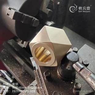 黄铜八棱柱骨朵破甲锤头实心果儿考私人订制