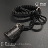 碳钢实心手锤流星锤户外一体防身骨朵锤打狗棒布鲁头手里