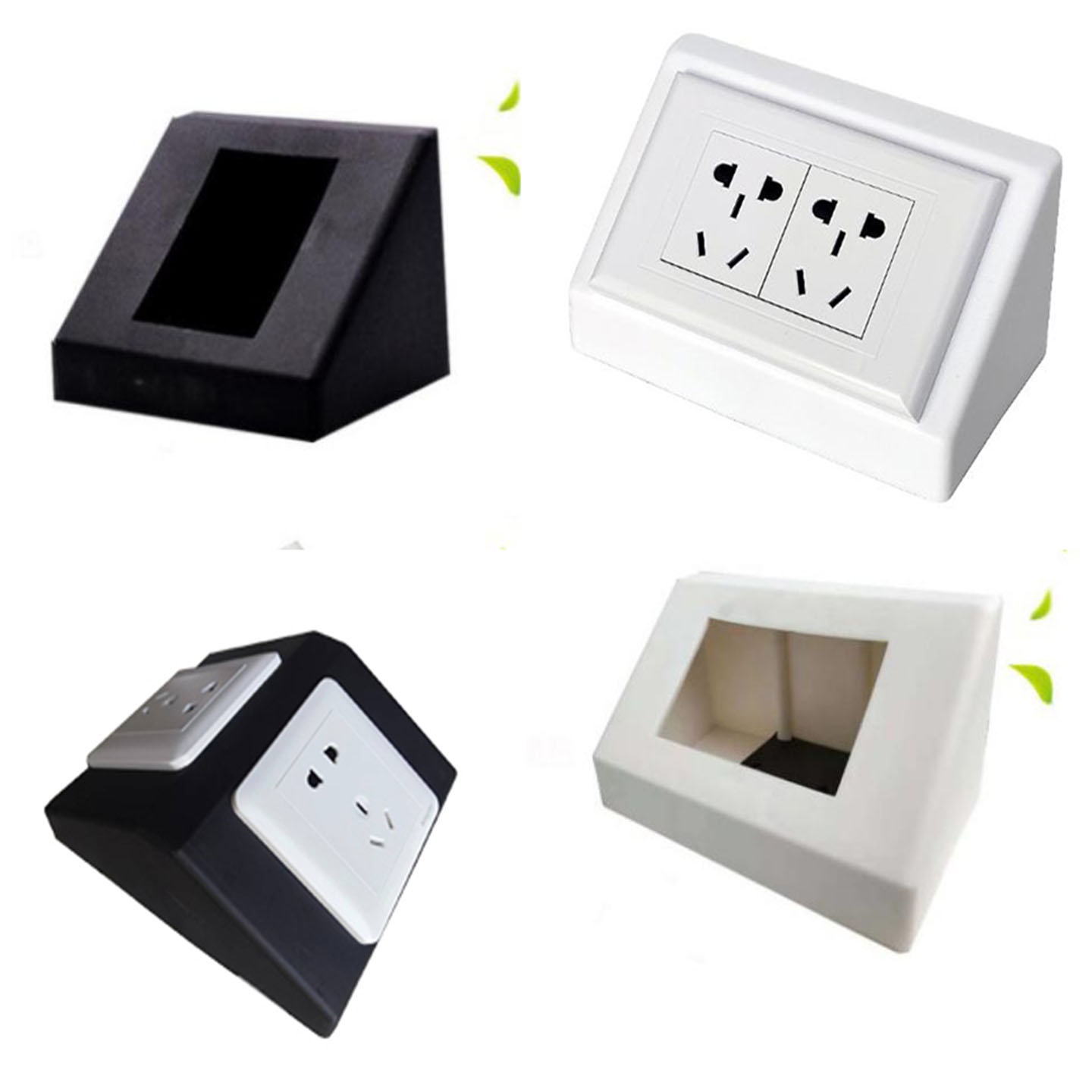 实验室插座盒无锡台雄岛式底盒白