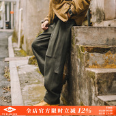 兔先森加绒加厚重磅工装 子潮 秋冬水洗质感宽松休闲直筒长裤 裤 男款