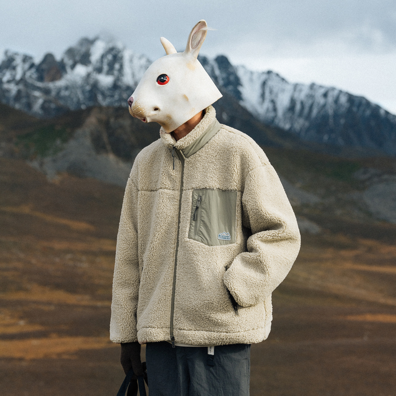 RabbitHouse冬季加厚羊羔毛棉衣