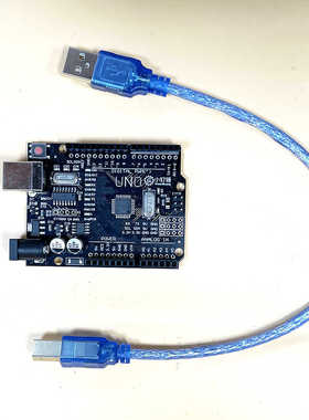 008 小钉锤UNO开发板黑色带线SNAX2 开发板编程板R3 米思齐控制板