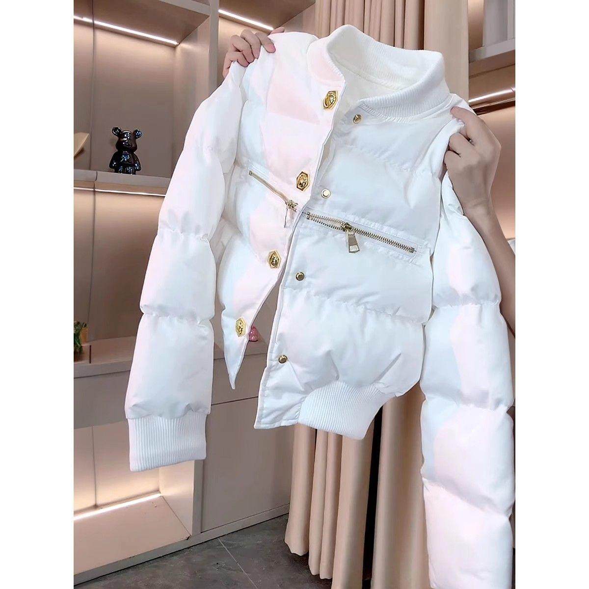 欧货时尚立领夹棉外套女2025冬季新款洋气百搭轻薄保暖显瘦棉服潮,女装/女士精品,棉衣/棉服,淘宝优惠券,粉丝福利购,淘宝优惠卷