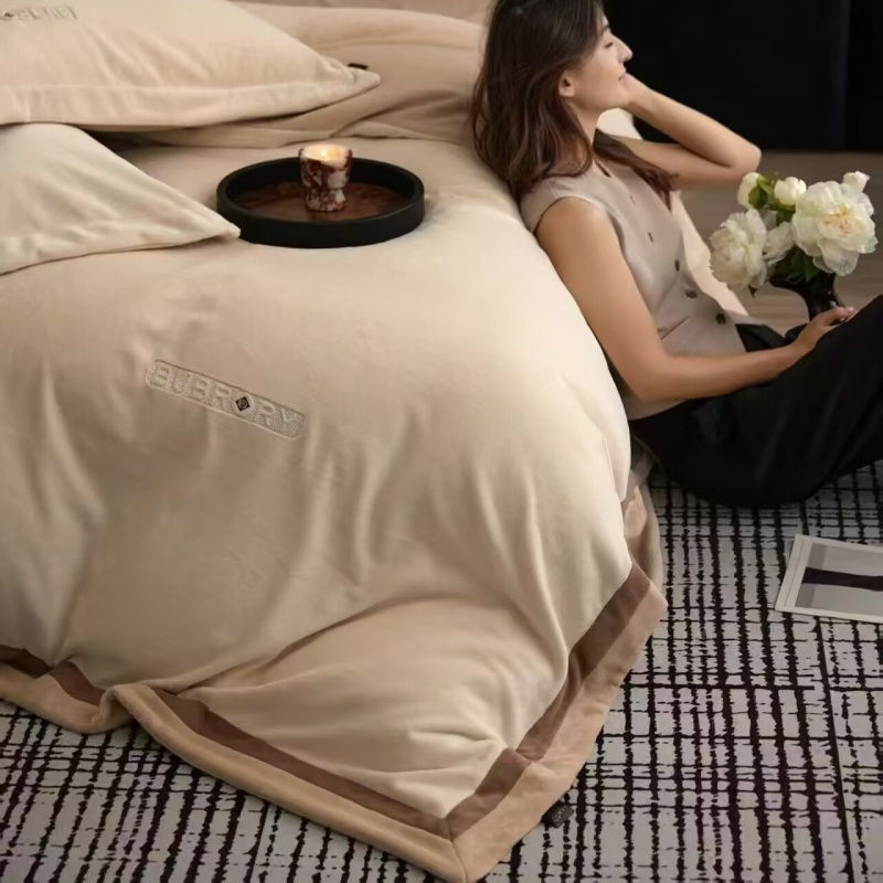 高端实体同款牛奶云绒四件套特价