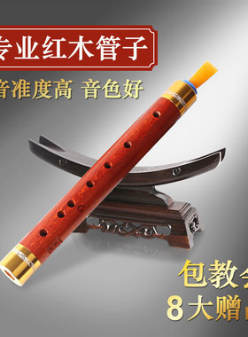 新艺专业红木管子乐器单管初学者成人演奏催泪管筚篥管乐