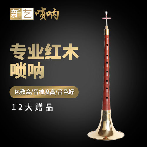 专业红木唢呐乐器初学者