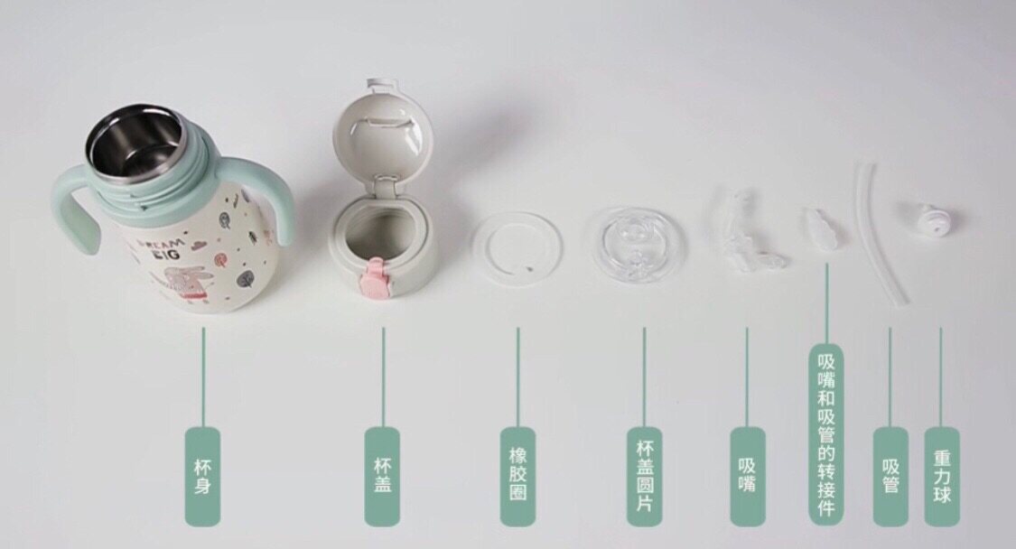 儿童保温杯吸嘴吸管配件