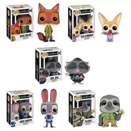 Настоящий Funko Pop Crazy Animal City Zootopia игрушка ручной декор модели кукла