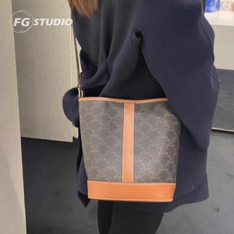 FG.STUDIO/B bag19垃圾袋流浪菱格金球方胖子斜挎cf单肩包