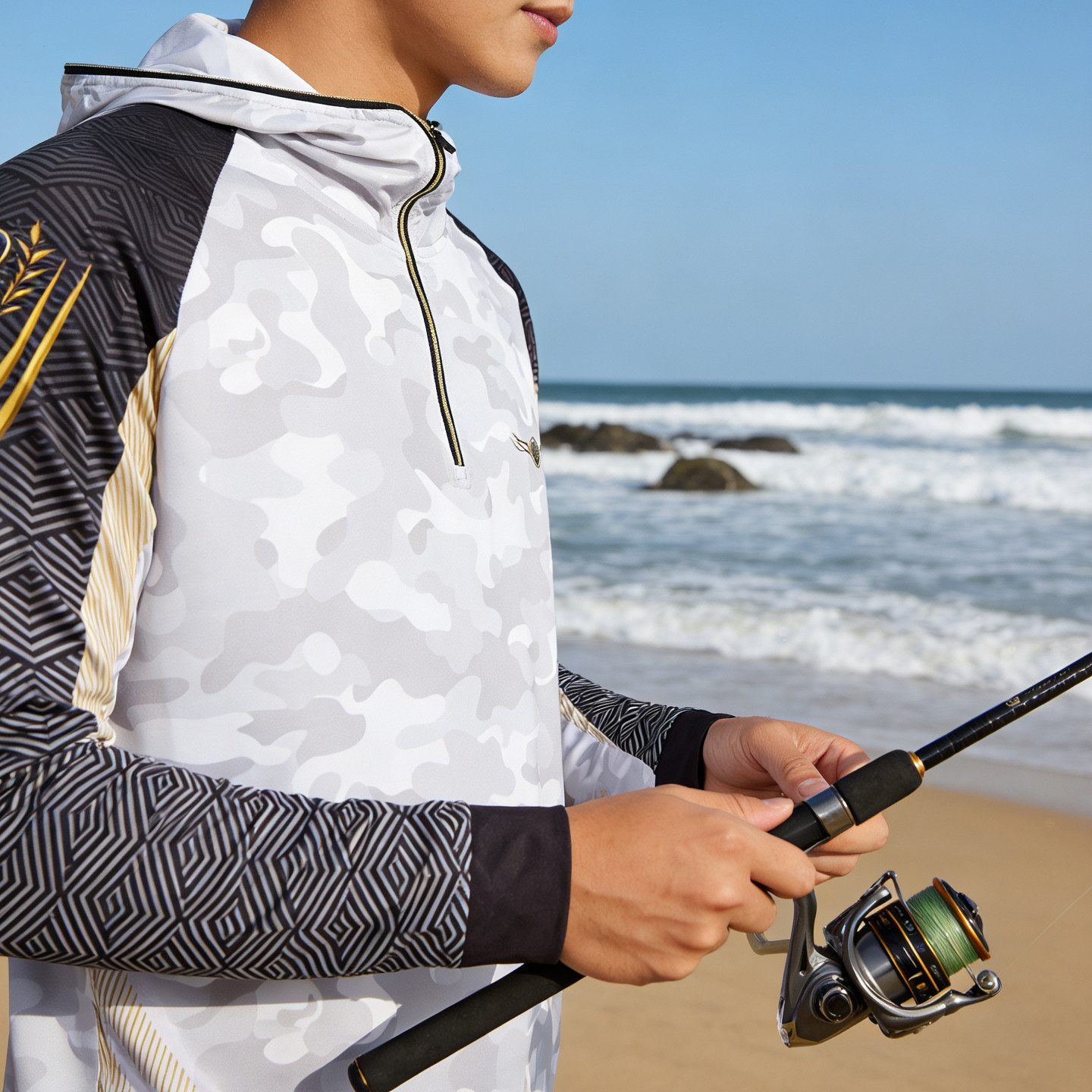 ARTINUS连帽钓鱼服防晒服夏季速干透气船钓路亚户外新款AT-316