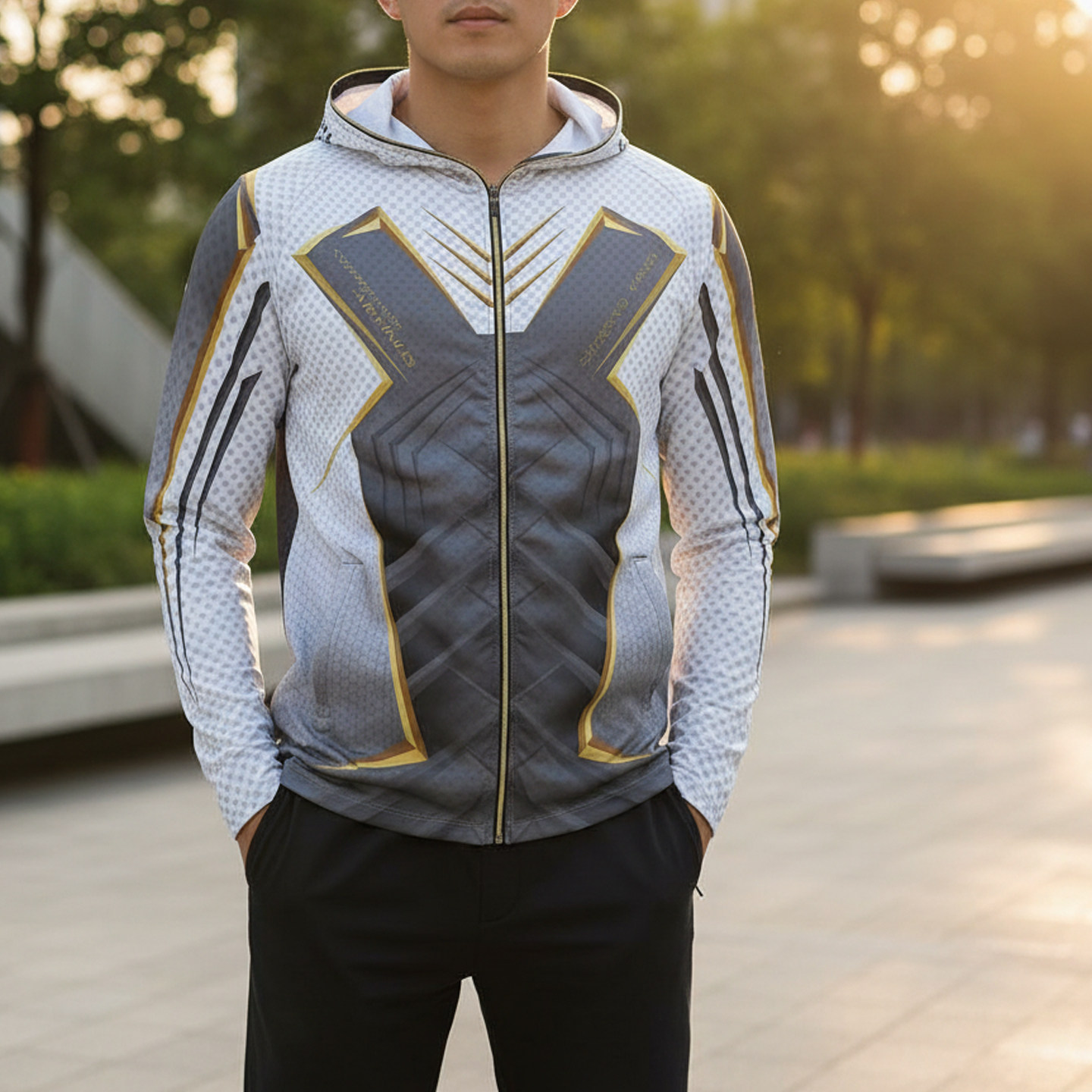 艾特纽斯户外防晒衣连帽钓鱼服男女通用防晒钓鱼服AT-134