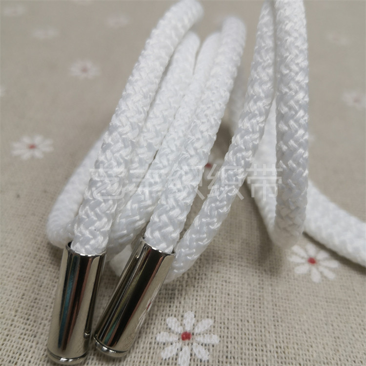 5MM粗净色Y纹涤纶圆绳配银色金属绳头运动裤腰绳休闲卫衣连帽抽绳,服饰配件/皮带/帽子/围巾,DIY编织材料包,淘宝优惠券,粉丝福利购,淘宝优惠卷