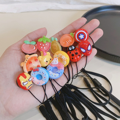 通用相机镜头盖防丢绳卡通可爱