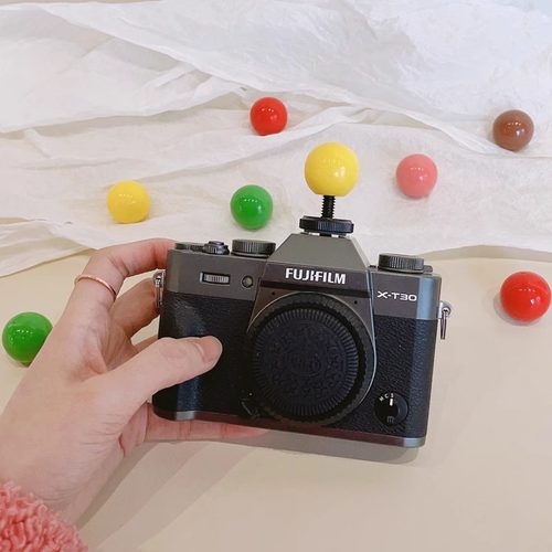 相机热靴盖创意卡通彩球