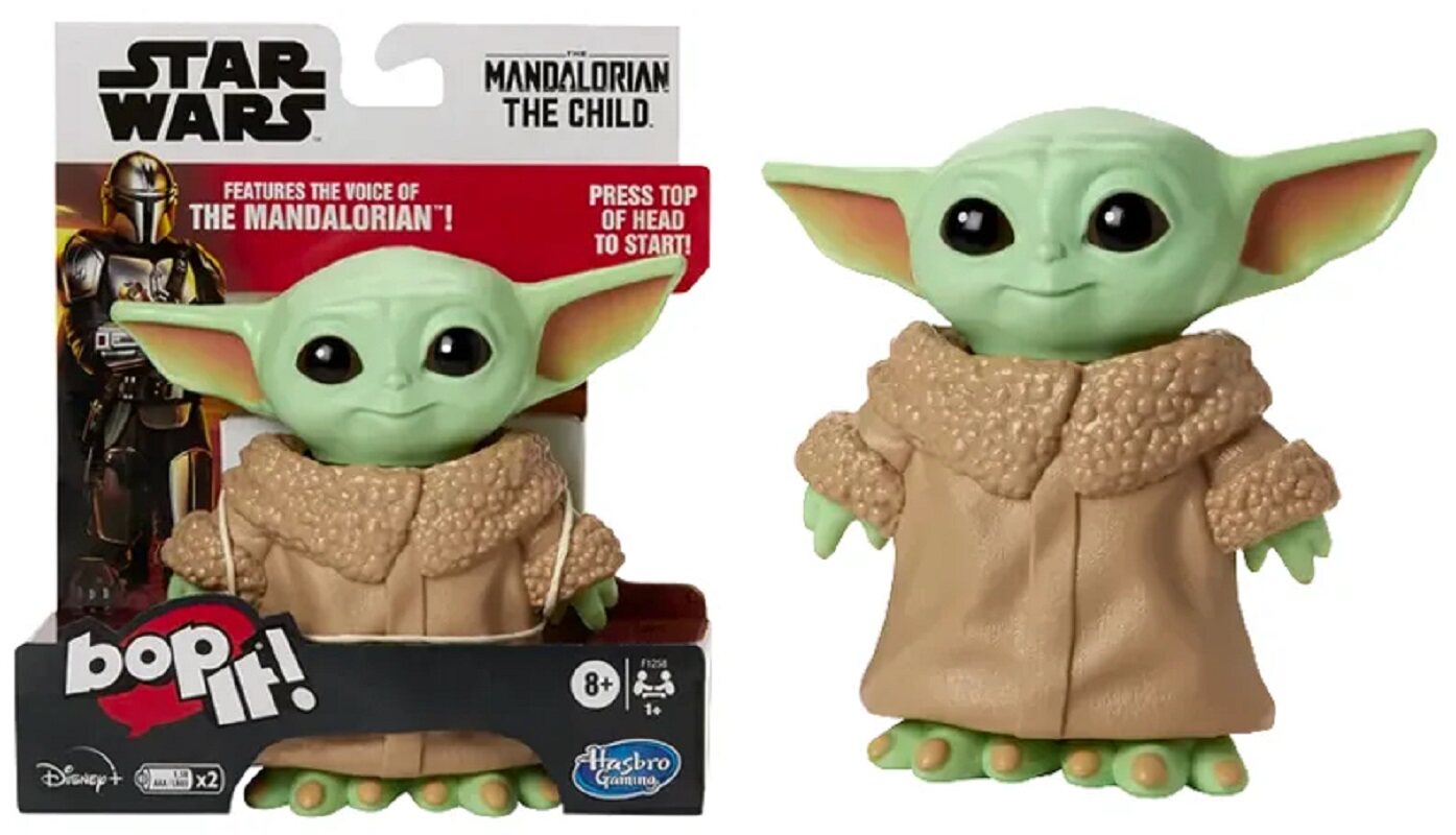 孩之宝星球大战the child尤达宝宝发声音人偶 曼达洛人公仔手办