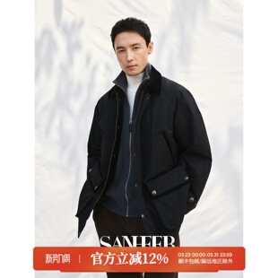 棉衣外套 灯芯绒翻领插肩袖 日本进口高密面料 DAC108 复古绅士