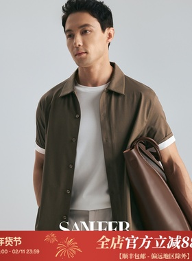 【都市通勤】高端超细SUPIMA棉 久洗如新舒适透气短袖衬衫 DAH470