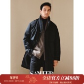 都市精英 轻盈高蓬松白鹅绒 通勤百搭中长款 羽绒服外套 DAD341