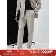 DBL126 秋冬侧腰松紧休闲裤 精英通勤 抗皱易打理花纱磨毛面料