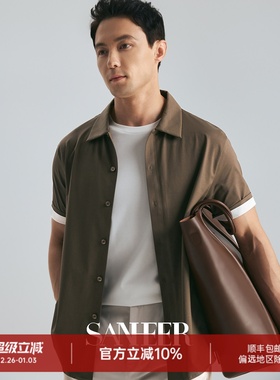 【都市通勤】高端超细SUPIMA棉 久洗如新舒适透气短袖衬衫 DAH470