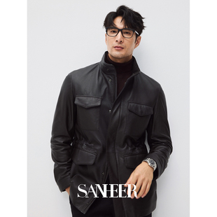 绅士游猎 皮衣外套 高端新西兰荔枝纹鹿皮 款 DAL143 SAFARI猎装