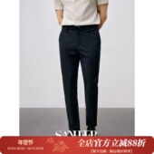 抗皱免烫速干高弹力薄款 男士 修身 高端全能通勤神裤 休闲裤 DBL064