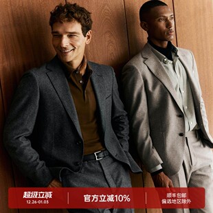 羊毛面料 意大利VBC法兰绒厚款 正装 西装 DAS263 高端意式 外套 绅装