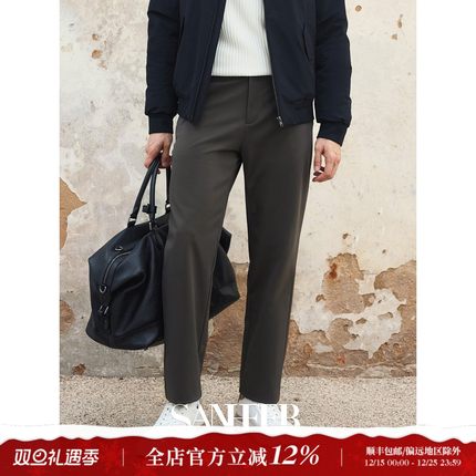 【都市穿梭者】内里磨毛厚款石墨烯针织面料 轻户外休闲裤 DBL132