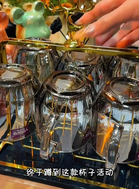 2026新款家用耐高温灰色钻石壶大容量冷水壶水杯高颜值茶壶凉水壶