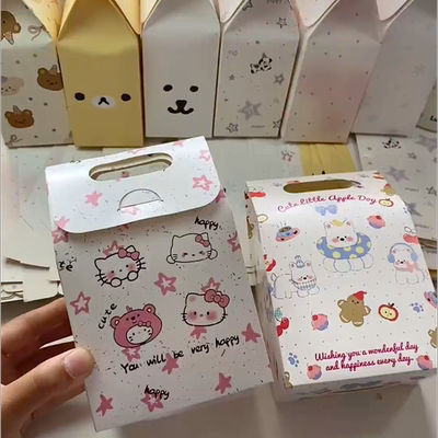 圣诞礼物圣诞节糖果包装新款原创卡通可爱手提ins高颜值精致礼品