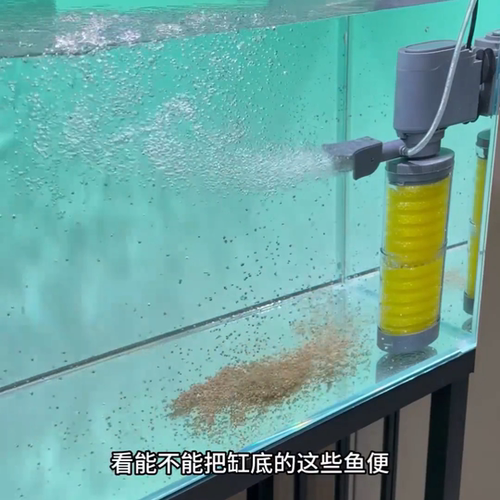 鱼缸过滤器三合一净水循环内置小型过滤水泵鱼马桶吸便制氧一体机