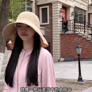 夏季环绕式空顶防晒帽女加大帽檐遮脸防紫外线户外可折叠遮阳帽