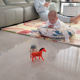 毛驴拉磨玩具小马拉磨抖音同款电动仿真走路绕桩儿童玩具