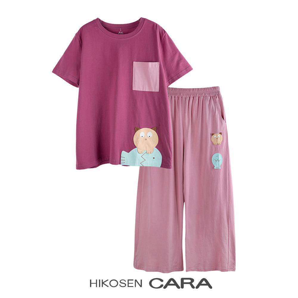 HIKOSENCARA卡拉猫短袖家居套装